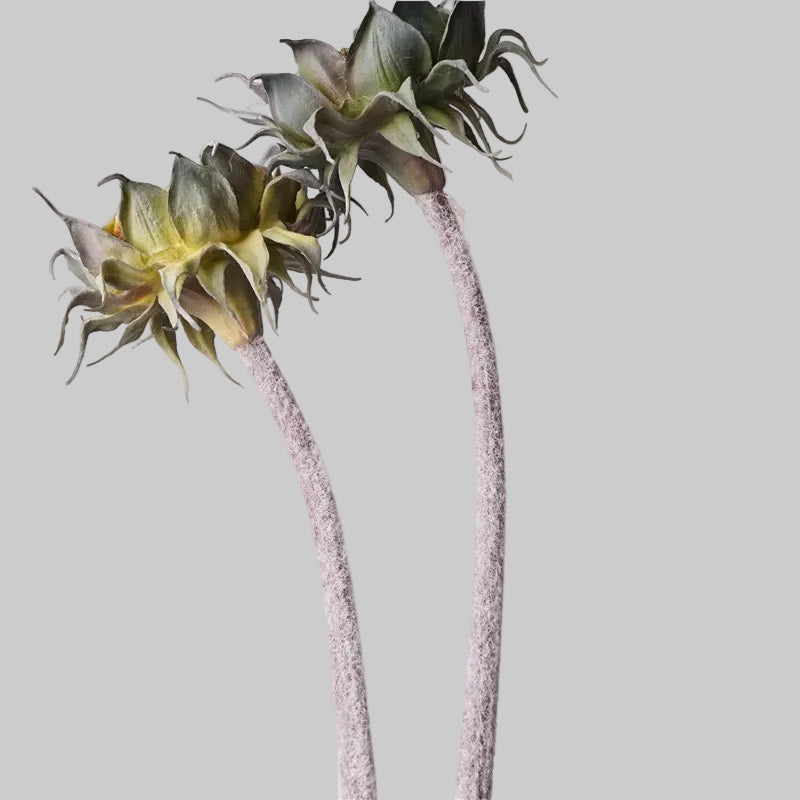 Soft Gel Sunflower Stem 24" (60cm) | Artificial Sunflower | 4 Colors