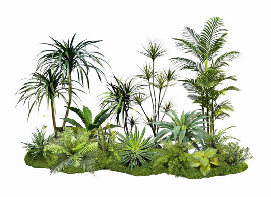 Tropical Palm & Dracaena Collection | Premium Artificial Palm, Dracaena & Tropical Landscape Set