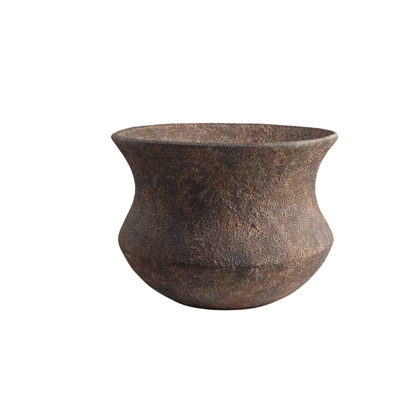 Rustic Ceramic Cauldron Planter – Handcrafted Indoor Outdoor Pot | PISHON SUPPLY