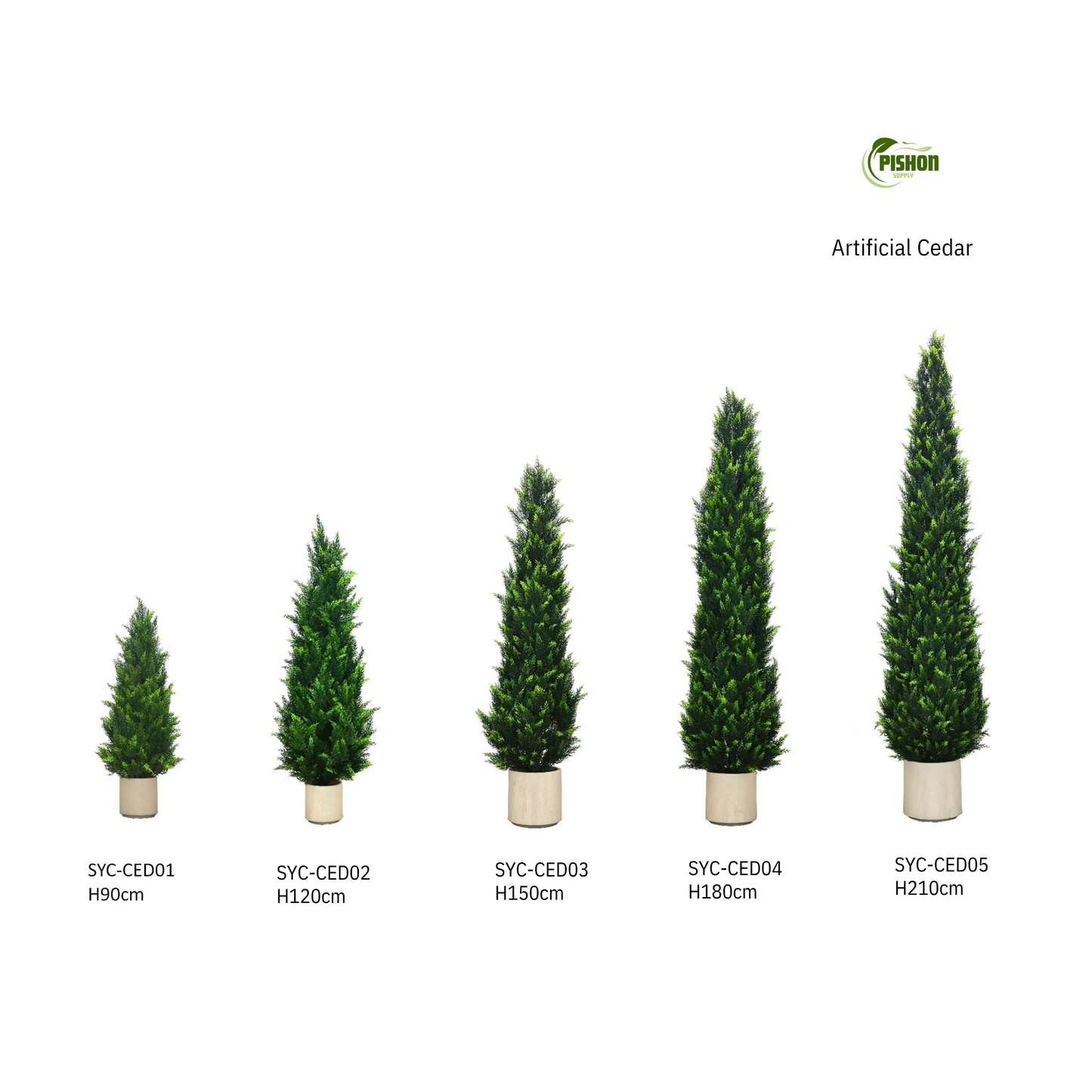 Artificial Cedar Tree | UV Resistant | Multiple Sizes