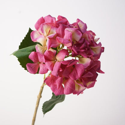 Real Touch Curled-Petal Hydrangea Stem 25" (63cm) | Artificial Flowers | 13 Colors