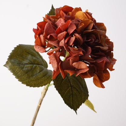 Real Touch Curled-Petal Hydrangea Stem 25" (63cm) | Artificial Flowers | 13 Colors