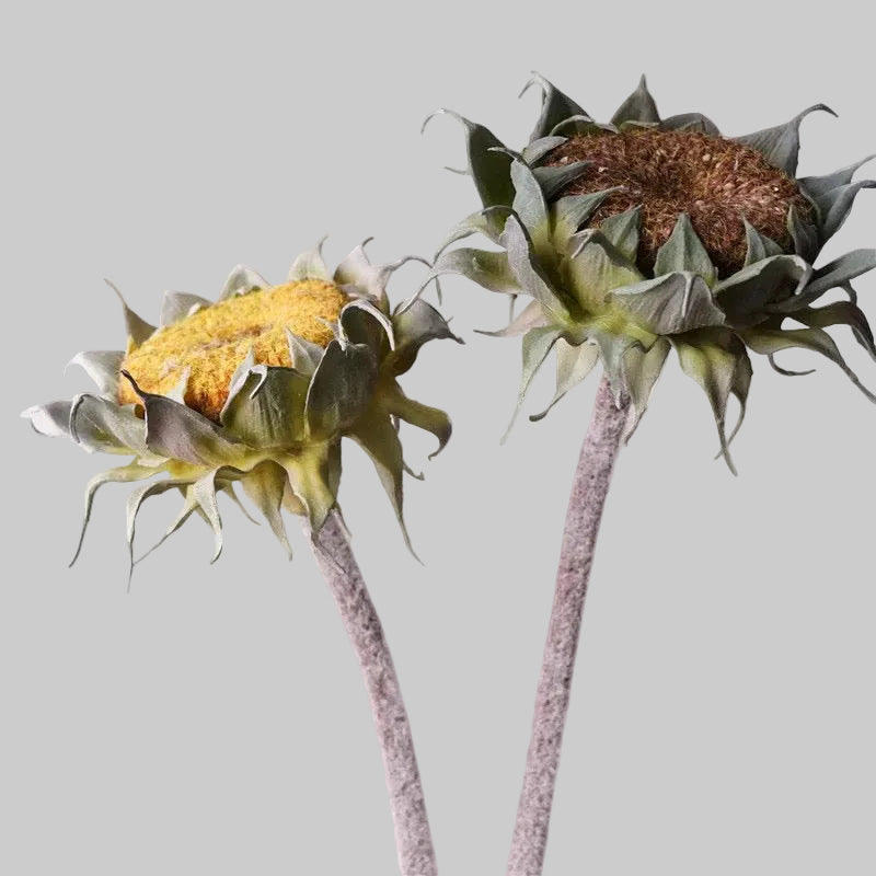 Soft Gel Sunflower Stem 24" (60cm) | Artificial Sunflower | 4 Colors