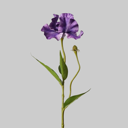 Artificial Iris Flower Stem – 27.5 in