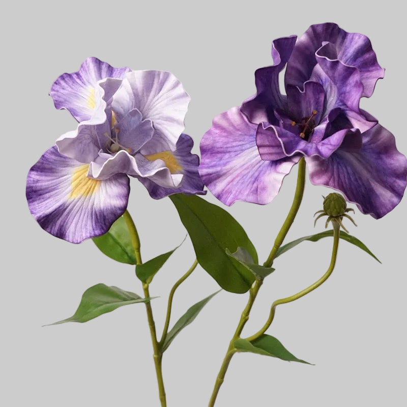 Artificial Iris Flower Stem – 27.5 in