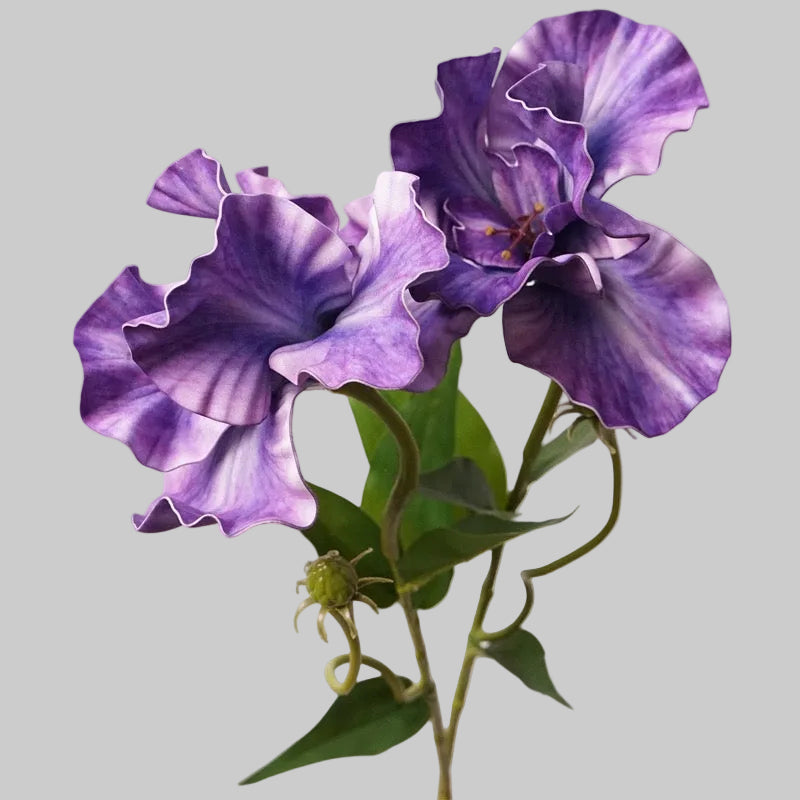 Artificial Iris Flower Stem – 27.5 in