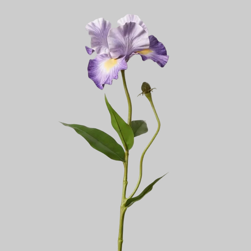 Artificial Iris Flower Stem – 27.5 in