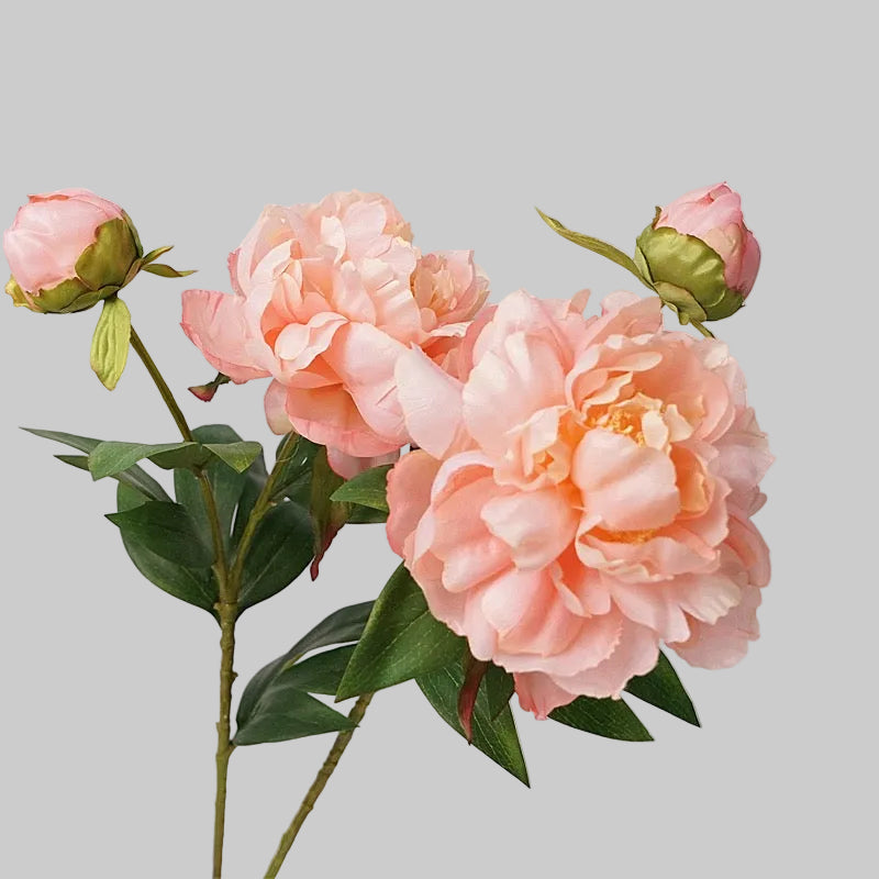 Artificial Silk Peony Stem with Bud – 27.2 in