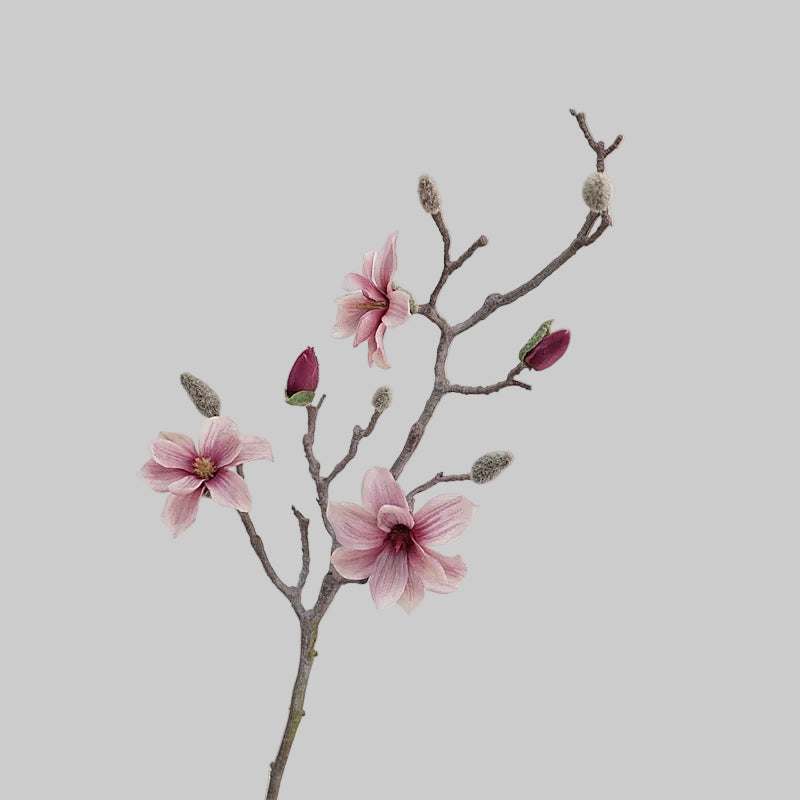 Artificial Magnolia Branch – Real Touch, 28.3 in