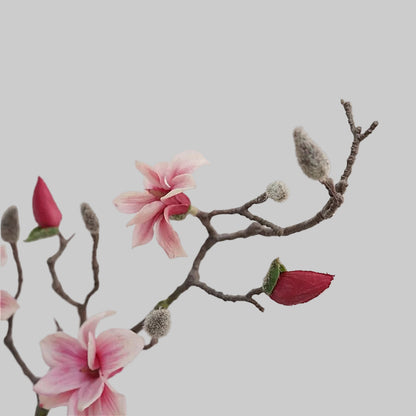 Artificial Magnolia Branch – Real Touch, 28.3 in