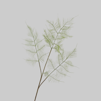 Artificial Fern Stem 33" (83cm) | 3-Branch Soft Gel Foliage | 4 Styles