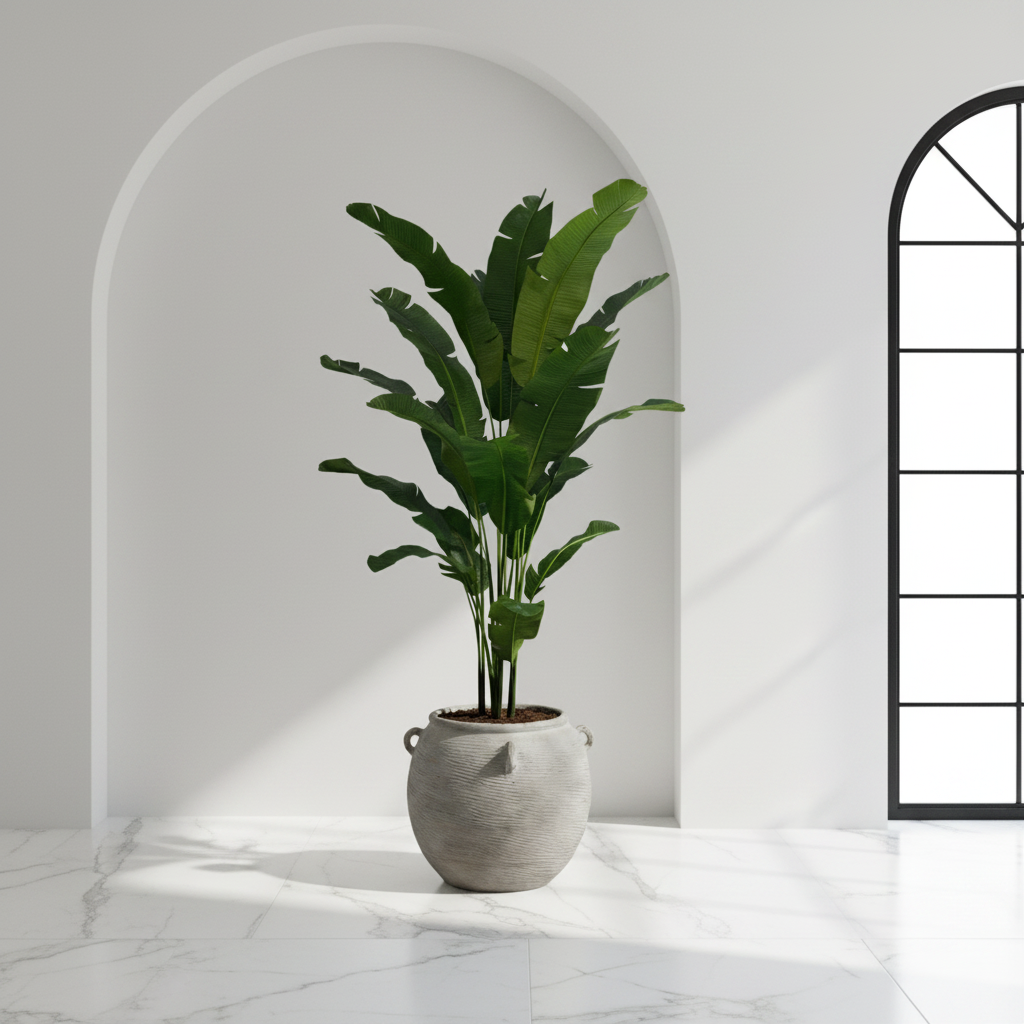 Bird of Paradise - Exact Product in Arched Interior