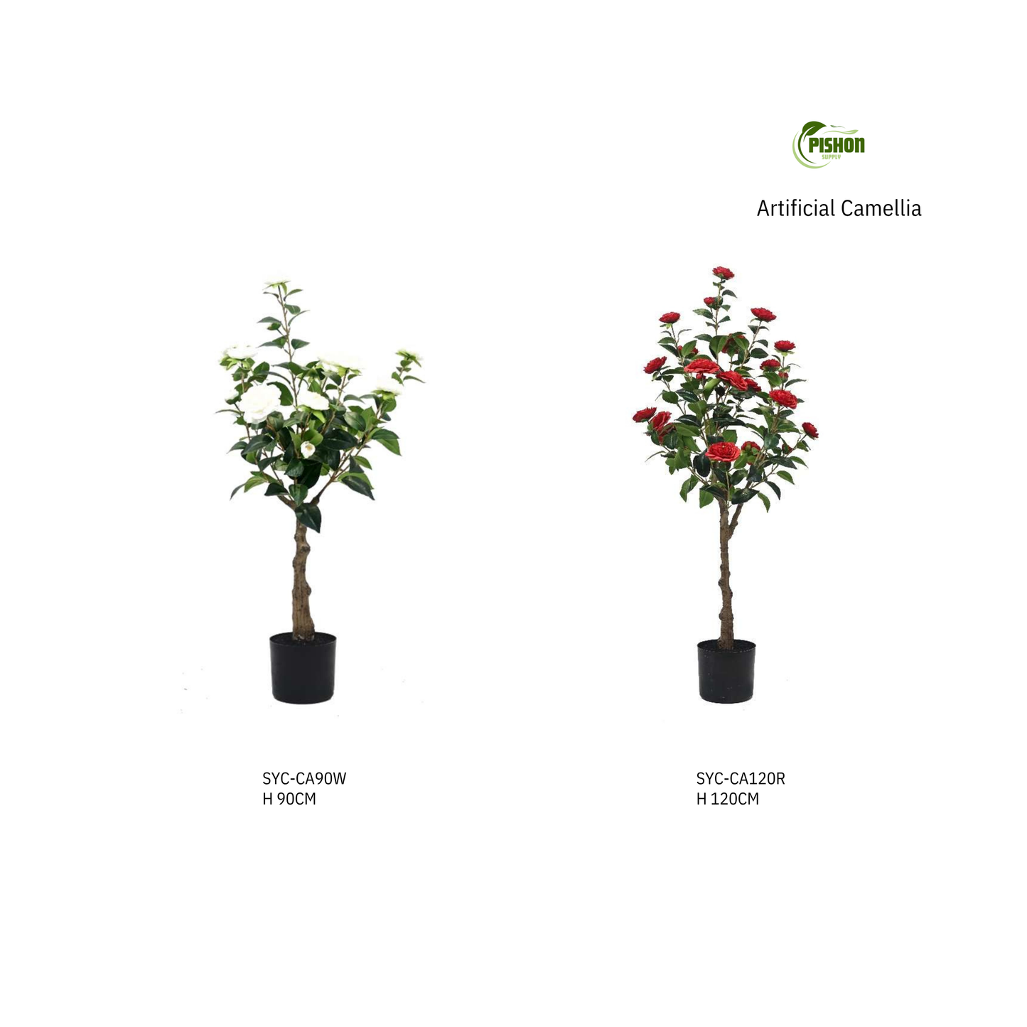 Artificial Camellia Tree | Multiple Colors & Sizes