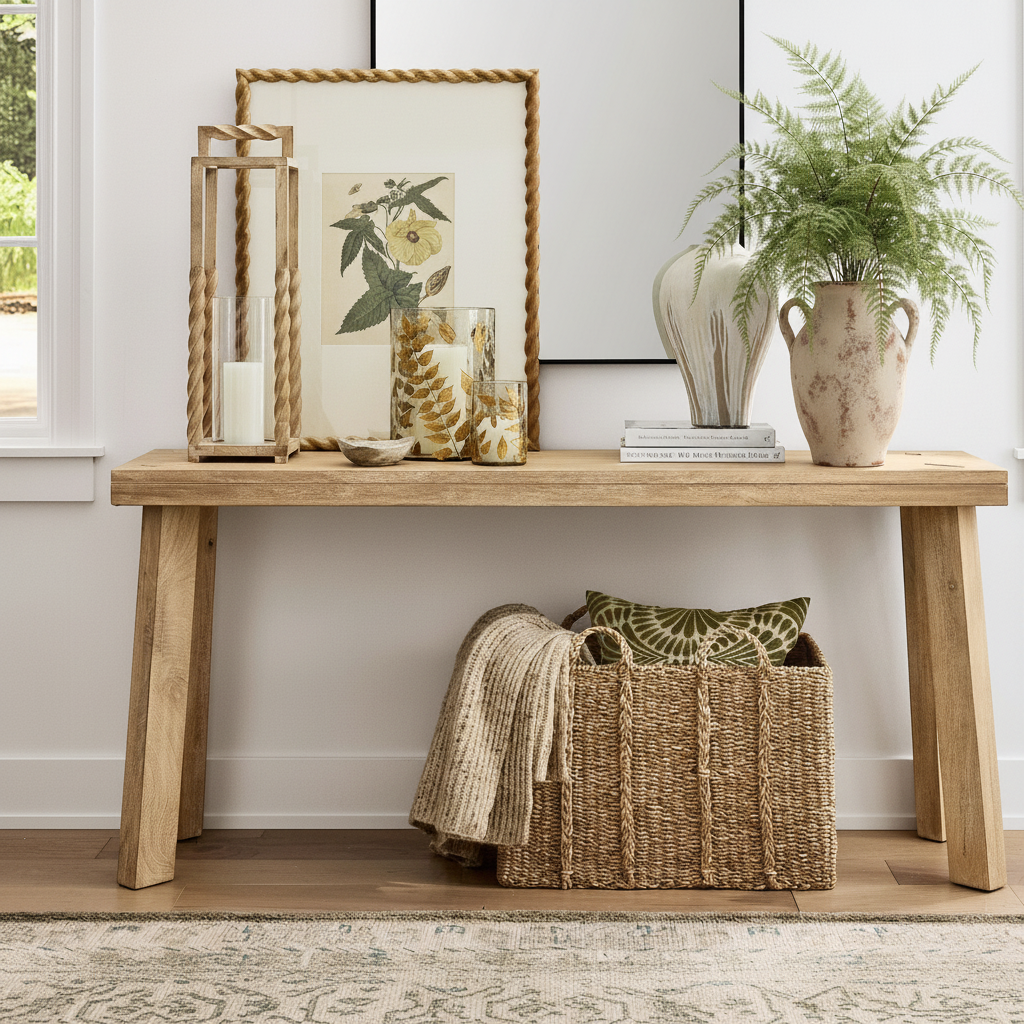 Fern in Rustic Vase - Lifestyle Scene