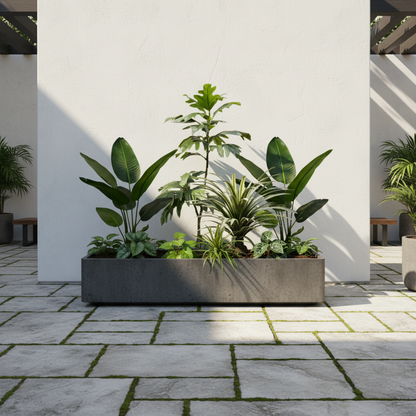 Outdoor Courtyard Planter