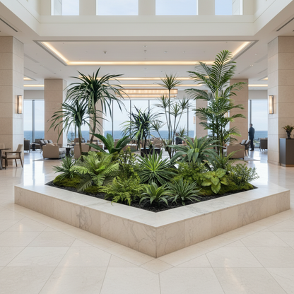 Recessed Planter