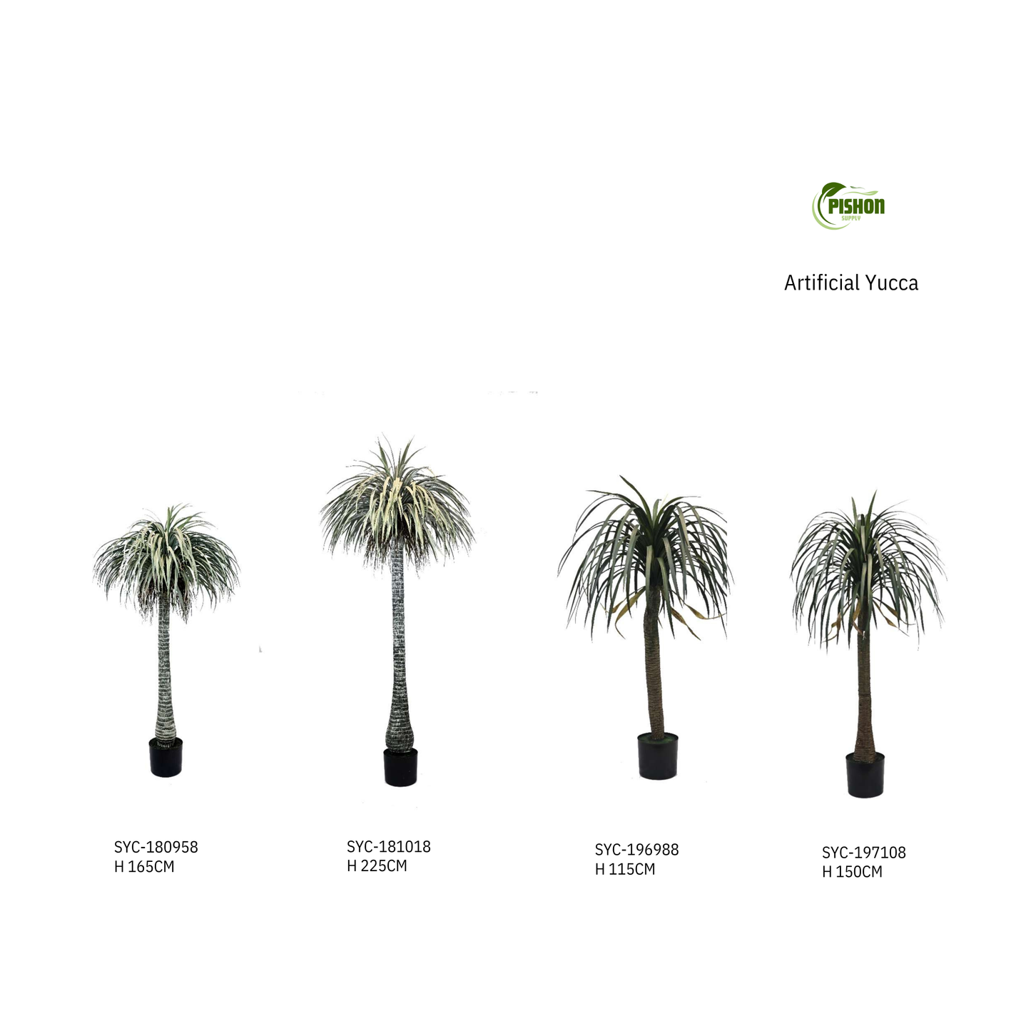 Artificial Yucca Tree | Single Trunk | Multiple Sizes