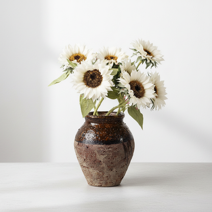 Sunflower & Ceramic Vase Scene 1:1