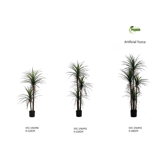 Artificial Yucca Tree | Multi-Pole | Multiple Sizes